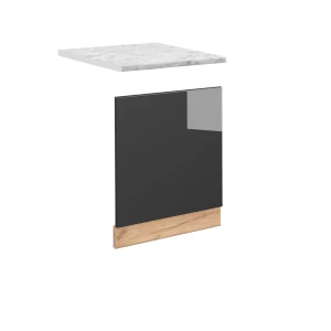 Panel przedni Fame-Line Antracyt wysoki połysk 60 cm , BP Marmur Vicco