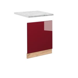 Frontplade Fame-Line Bordeaux rød højglans 60 cm , BP Marmor Vicco