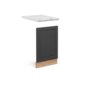 Frontplade Fame-Line Antracit-guld 45 cm , BP Marmor Vicco