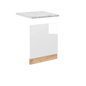 Frontplade Fame-Line Hvid højglans 60 cm , BP Marmor Vicco