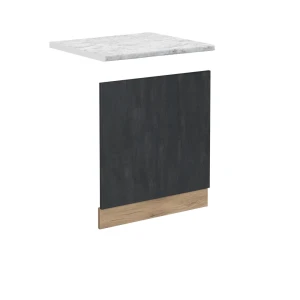 Frontplade R-Line Sort beton 60 cm BP Marmor Vicco