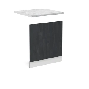 Frontplade R-Line Sort beton 60 cm BP Marmor Vicco