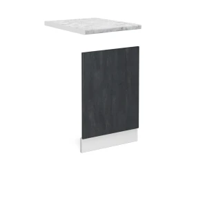 Frontplade R-Line Sort beton 45 cm BP Marmor Vicco