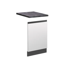 Frontplade R-Line Hvid 45 cm , BP Antracit Vicco