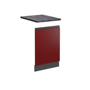 Frontplade R-Line Rød 45 cm , BP Antracit Vicco
