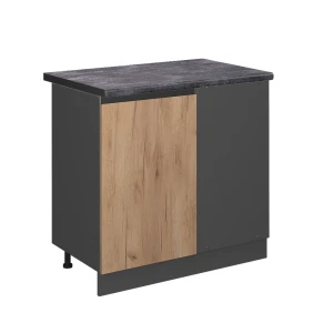 Hjørneskab R-Line Gold power oak 86 cm , BP Antracit Vicco