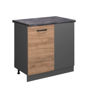 Hjørneskab R-Line Gold power oak 86 cm , BP Antracit Vicco
