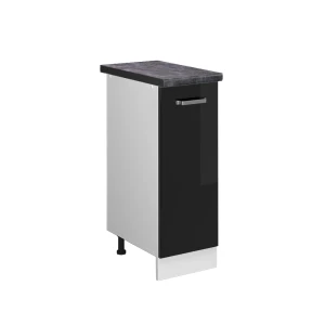 Apotekerskab R-Line Sort højglans 30 cm , BP Antracit Vicco