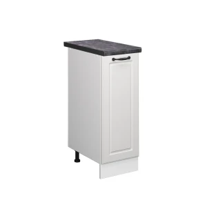 Apotekerskab R-Line Hvid landhus 30 cm , BP Antracit Vicco