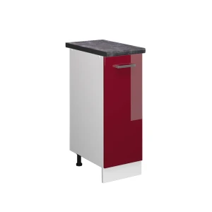 Apotekerskab R-Line Rød højglans 30 cm , BP Antracit Vicco