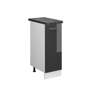 Apotekerskab R-Line Antracit højglans 30 cm , BP Antracit Vicco