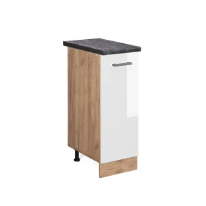 Apotekerskab R-Line Hvid højglans 30 cm , BP Antracit Vicco