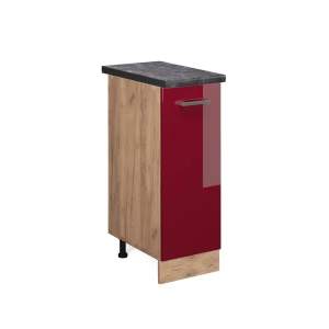 Apotekerskab R-Line Rød højglans 30 cm , BP Antracit Vicco