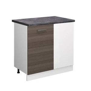 Szafka narożna R-Line Szlachetna szarość 86 cm , BP Antracyt Vicco