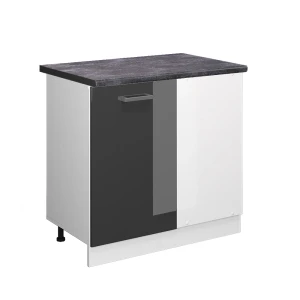 Szafka narożna R-Line Antracyt wysoki połysk 86 cm , BP Antracyt Vicco