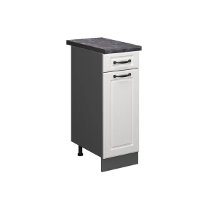 Szafka dolna do kuchni R-Line Biały domek wiejski 30 cm , BP Antracyt Vicco