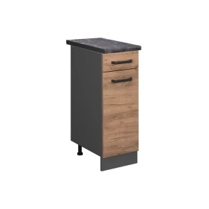 Køkkenskab R-Line Gold power oak 30 cm , BP Antracit Vicco