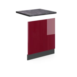 Frontplade R-Line Rød 60 cm , AP Antracit Vicco