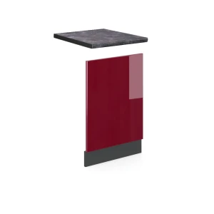 Frontplade R-Line Rød 45 cm , BP Antracit Vicco
