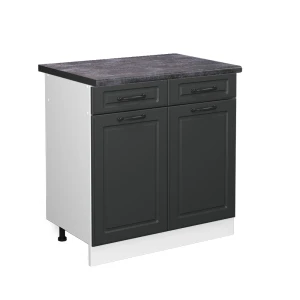 Køkkenskab R-Line Antracit landhus 80 cm , BP Antracit Vicco