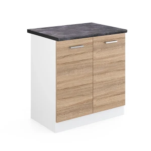 Vaskeskab R-Line Sonoma 80 cm , BP Antracit Vicco