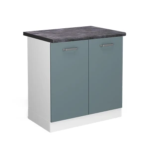 Vaskeskab R-Line Blågrå 80 cm , BP Antracit Vicco