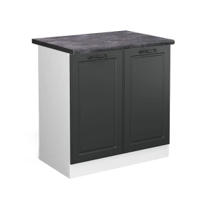 Vaskeskab R-Line Antracit landhus 80 cm , BP Antracit Vicco