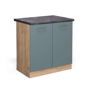 Szafka pod zlew R-Line Niebiesko-szary 80 cm , BP Antracyt Vicco