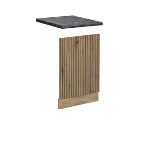 Frontblende R-Line Artisan-Eiche 45 cm , AP Anthrazit Vicco