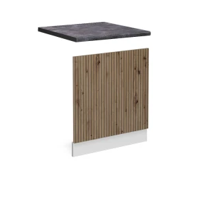 Frontplade R-Line Håndværker egetræ 60 cm , BP Antracit Vicco