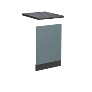 Voorpaneel R-Line Blauw-grijs 45 cm , WB Antraciet Vicco
