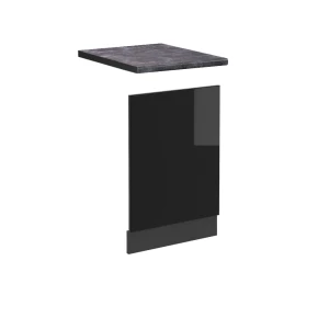 Façade R-Line Noir Haute brillance 45cm , PT Anthracite Vicco
