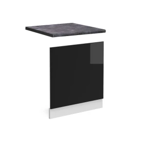 Frontplade R-Line Sort højglans 60 cm , BP Antracit Vicco