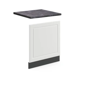 Façade R-Line Blanc campagne 60cm , PT Anthracite Vicco
