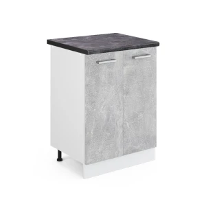 Szafki kuchenne R-Line Beton 60 cm , BP Antracyt Vicco