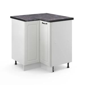Hjørneskab R-Line Hvid landhus 75.6 cm , BP Antracit Vicco