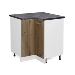 Hjørneskab R-Line Håndværker egetræ 75.6 cm , BP Antracit Vicco