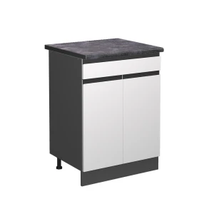 Køkkenskab R-Line Hvid 60 cm , AP Antracit Vicco