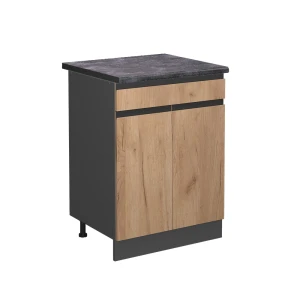 Køkkenskab R-Line Gold power oak 60 cm , AP Antracit Vicco