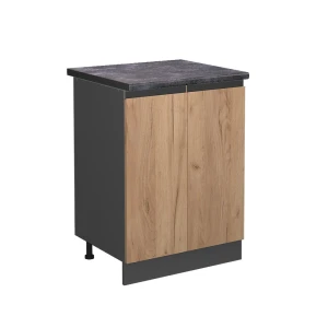 Køkkenskab R-Line Gold power oak 60 cm , BP Antracit Vicco