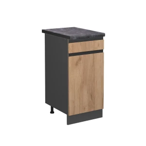 Køkkenskab R-Line Gold power oak 40 cm , BP Antracit Vicco