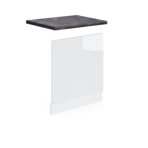 Panel przedni R-Line Biały wysoki połysk 60 cm , BP Antracyt Vicco