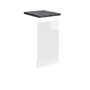 Frontplade R-Line Hvid højglans 45 cm , BP Antracit Vicco