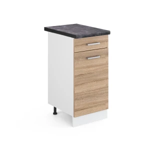 Køkkenskab R-Line Sonoma 40 cm , BP Antracit Vicco