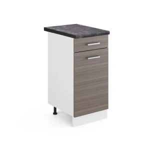 Meuble cuisine R-Line Gris noble 40cm , PT Anthracite Vicco