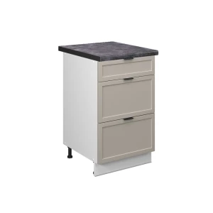 Køkkenskab Fame-Line GråBeige 50 cm , BP Antracit Vicco