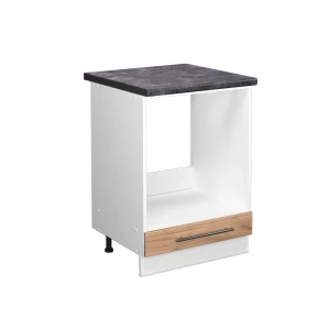 Komfurindbygningsskab Fame-Line Gold power oak 60 cm , BP Antracit Vicco