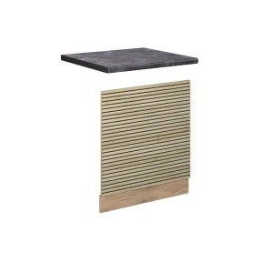 Frontplade Fame-Line Panel i eg 45 cm , BP Antracit Vicco
