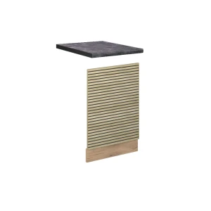 Frontplade Fame-Line Panel i eg 60 cm , BP Antracit Vicco