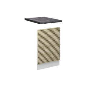 Frontplade Fame-Line Panel i eg 45 cm , BP Antracit Vicco